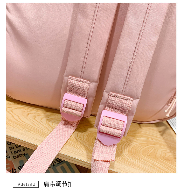 日系初高中生双肩包潮牌可爱小学生书包 韩版原宿ins风通勤背包女详情44