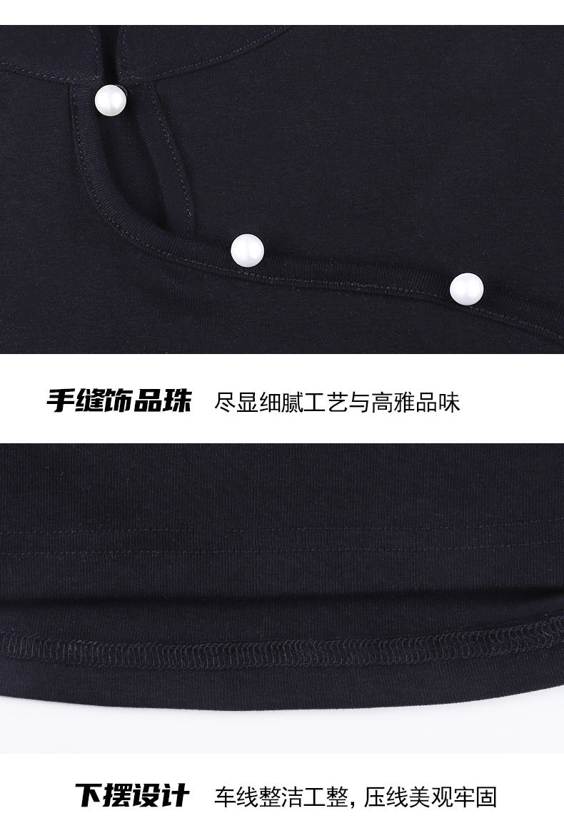 国潮国风新中式盘扣短款针织短袖t恤女2025春夏新款气质纽扣修身显瘦详情6