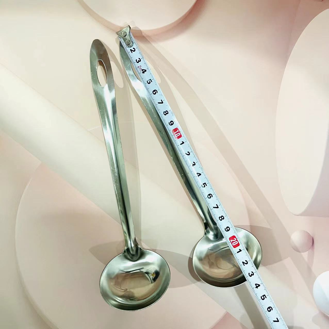 【 Zone 2-10 】6 cm non-magnetic soup spoon 10 per bundle 1000 per piece 6 cm non-magnetic soup spoon Stainless steel spoon Household long-handled hot pot spoon set 1 yuan supply pic 2