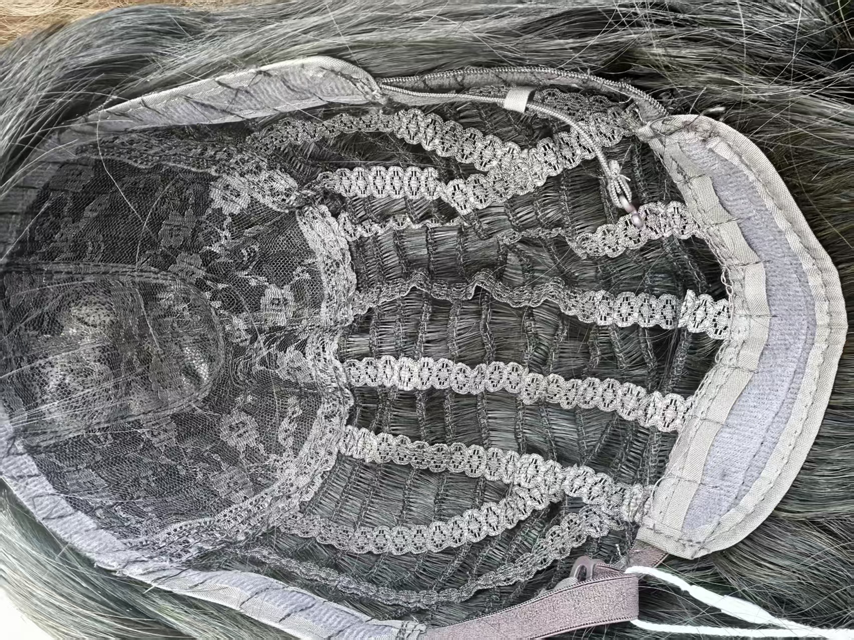 欧美跨境女士刘海假发波浪卷高温丝厂家直销详情9