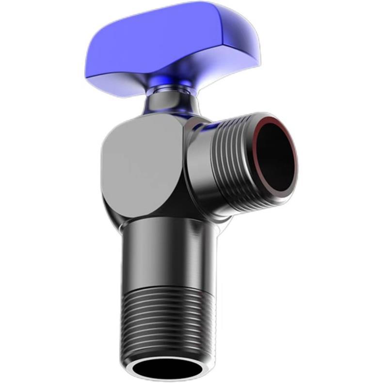 球芯全开大流量角阀全铜冷热水燃气热水器专用球阀三角阀开关4分详情11