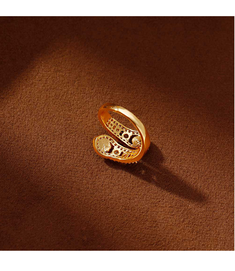 Hyacinth moda ligera extravagancia superflash zirconitas serpentina anillo de apertura mujer diseño único puerto viento rojo ágata anillo de anillo shake sonic boom pic 8