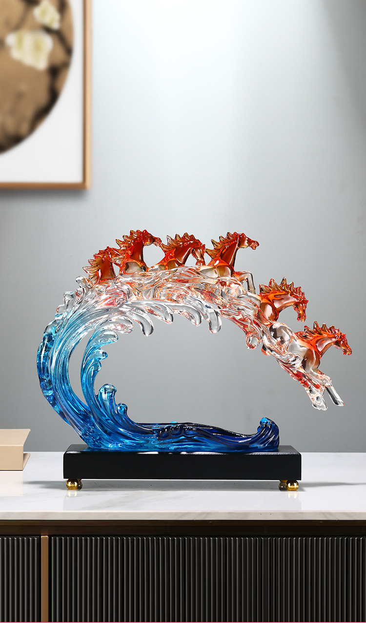 百财如意立体太空人微景观手办贝壳树脂小摆件创意礼品收藏品详情6