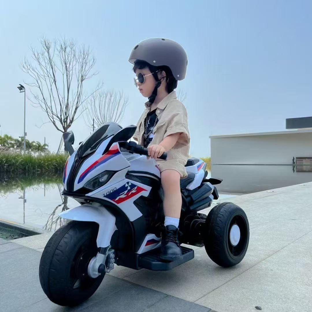 儿童电动摩托车三轮车男女宝宝电动车越野可坐人2-6岁电瓶玩具车详情7
