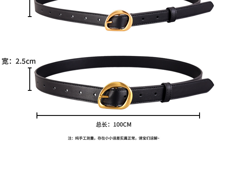新款头层牛皮小号2023年时尚真皮腰带女士皮带装饰裤腰带厂家现货详情25