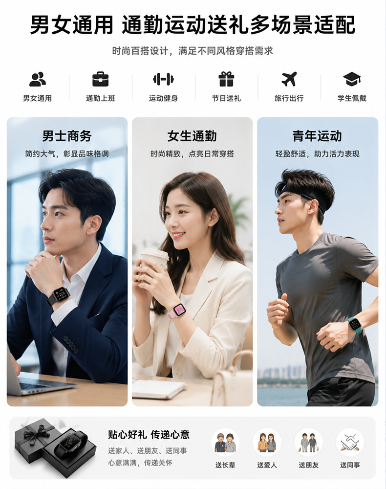 LXdZ新款智能手表RM12蓝牙通话音乐播放全屏触摸多表盘厂家现货详情14