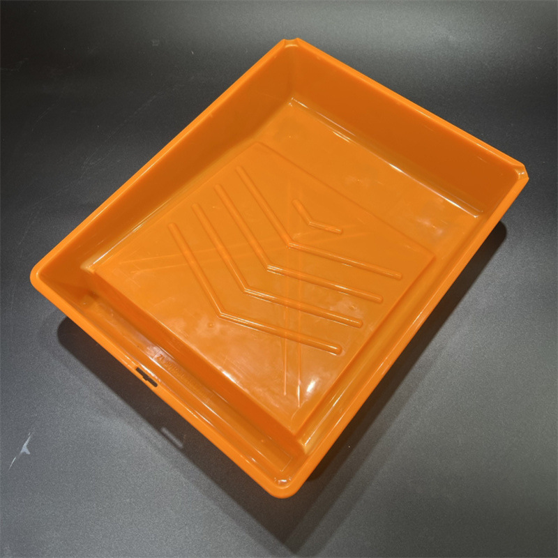9-inch blue paint latex paint tray, thickened plastic tray, large-capacity wall painting wonder, roller painting tray pic 10