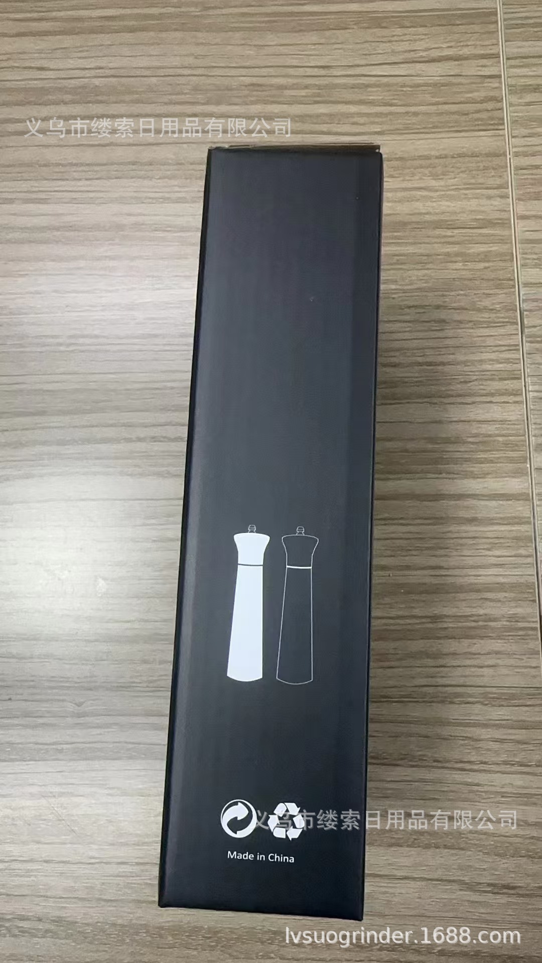 Fábrica en stock madera pimienta molienda nuevo molienda manual goma madera cerámica núcleo interno molienda de 8 pulgadas pic 9