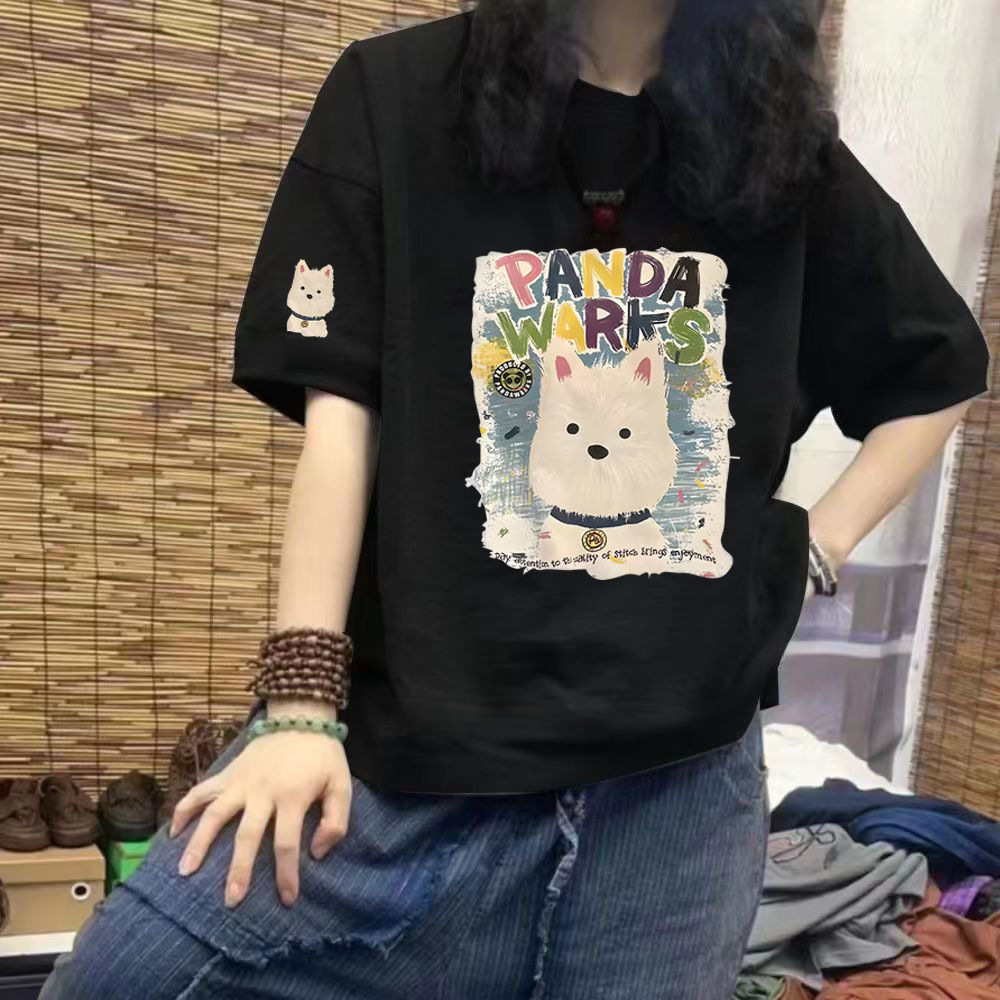 胖mm大码300斤纯棉女士t恤短袖夏季新款微胖宽松显瘦小个子上衣潮详情8