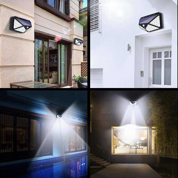 Solar lamps, outdoor courtyard sensor street lamps, LED charging lighting lamps, household garden waterproof solar wall lamps pic 20