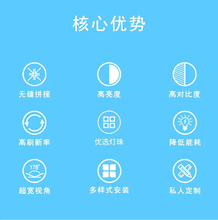 outdoor LED display, a high-definition display electronic large screen exclusively for outdoor led performance stages for foreign trade pic 2