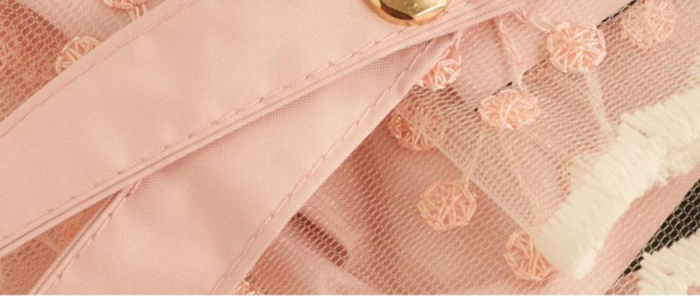 刺绣双层黑胶防晒少女心蕾丝全自动防紫外线晴雨两用遮阳太阳伞详情12