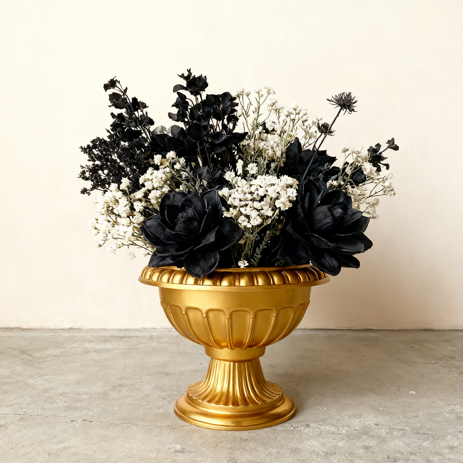 European-style plastic Roman flower POTS, wedding and festival props, Roman column accessories, table decorations, factory direct sales pic 3