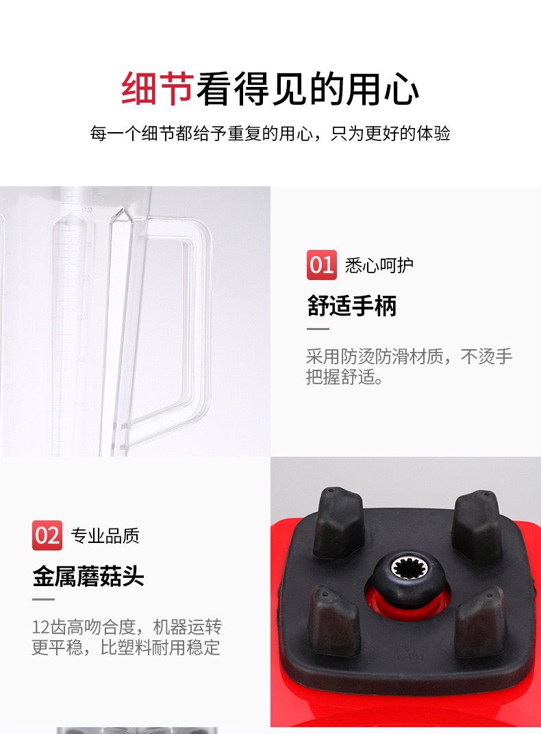 Cross-border export of meat grinders, household mixers, soy milk machines, juicers, large-capacity blenders, commercial grinders, and foreign trade pic 8