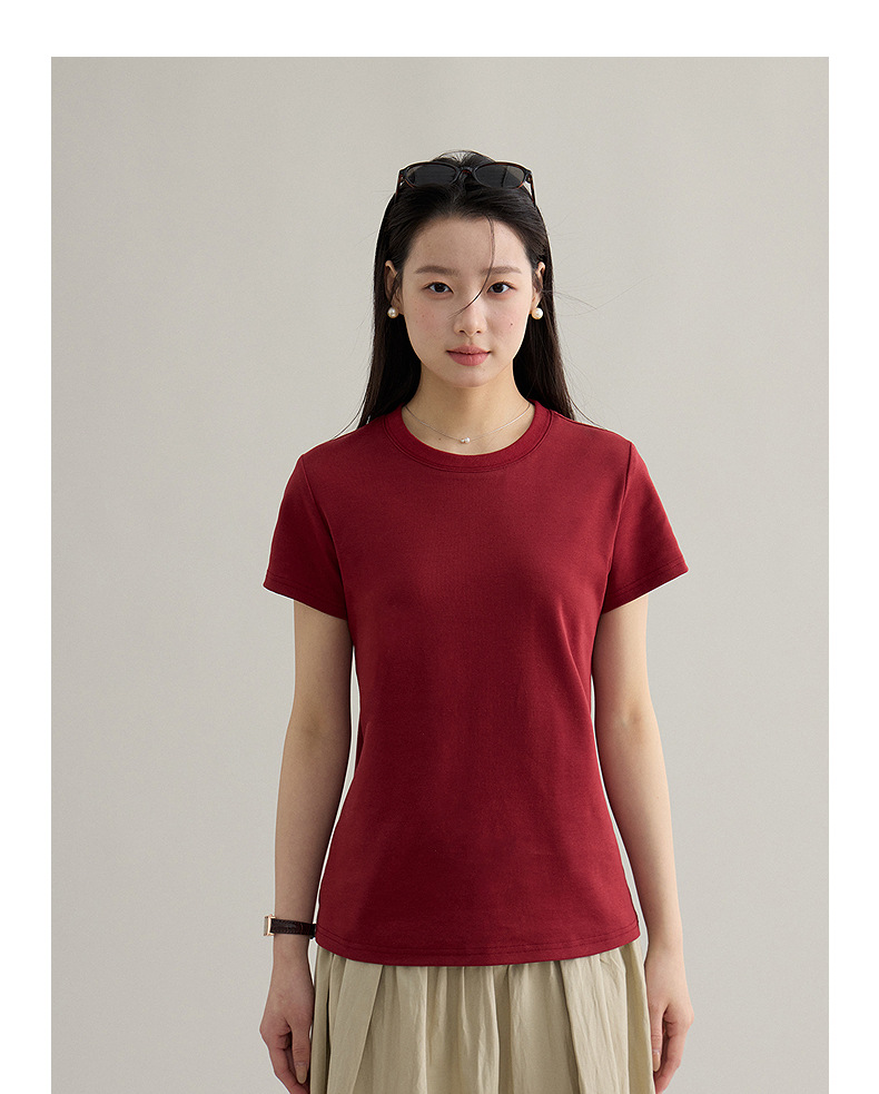 【 Blockbuster B: Super Comfortable Double-collar T-shirt with Upgraded Fabric 】 Spring short-sleeved T-shirt pic 74