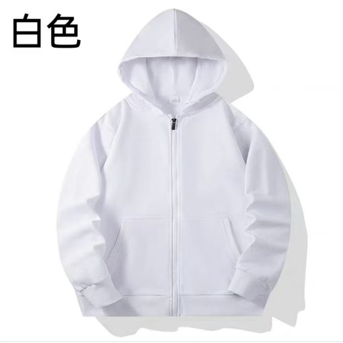 儿童纯棉圆领卫衣定制图案logo春秋款纯色320克光板卫衣跨境外贸详情41