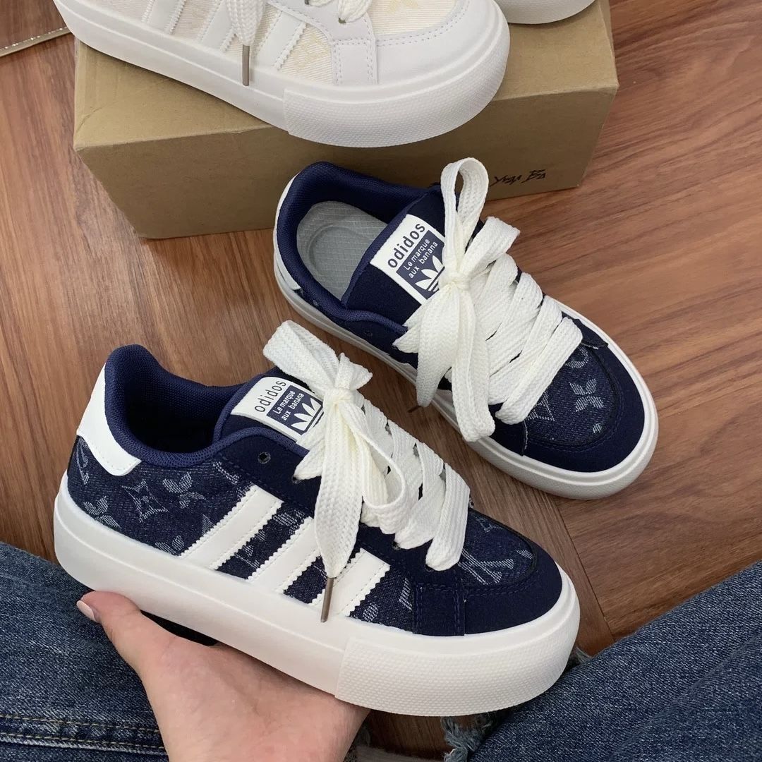 韩版百搭小香风板鞋女2025春秋新款帆布鞋原创休闲运动鞋小白鞋子详情13