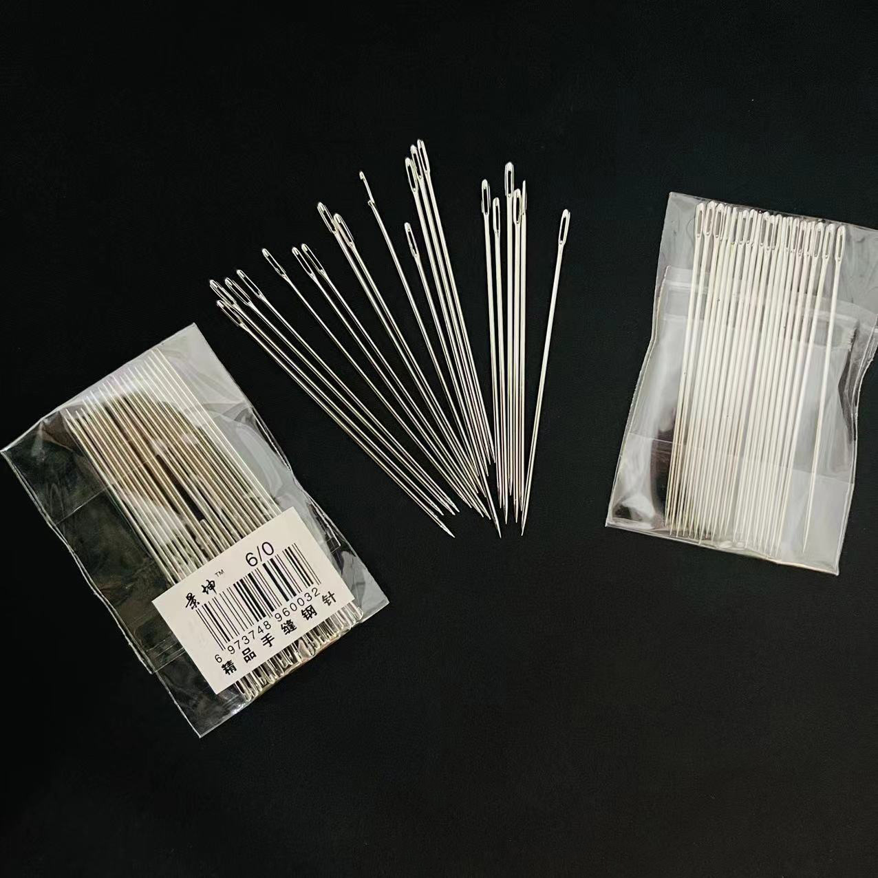 【 At the Door 】6/0 bag needle 20/ Bundle 100/ Bag 5000/ box 6/0 big eye bag needle Sewing needle Household steel needle High-hardness hand sewing needle Elderly Needle Sewing Needle One yuan supply pic 5