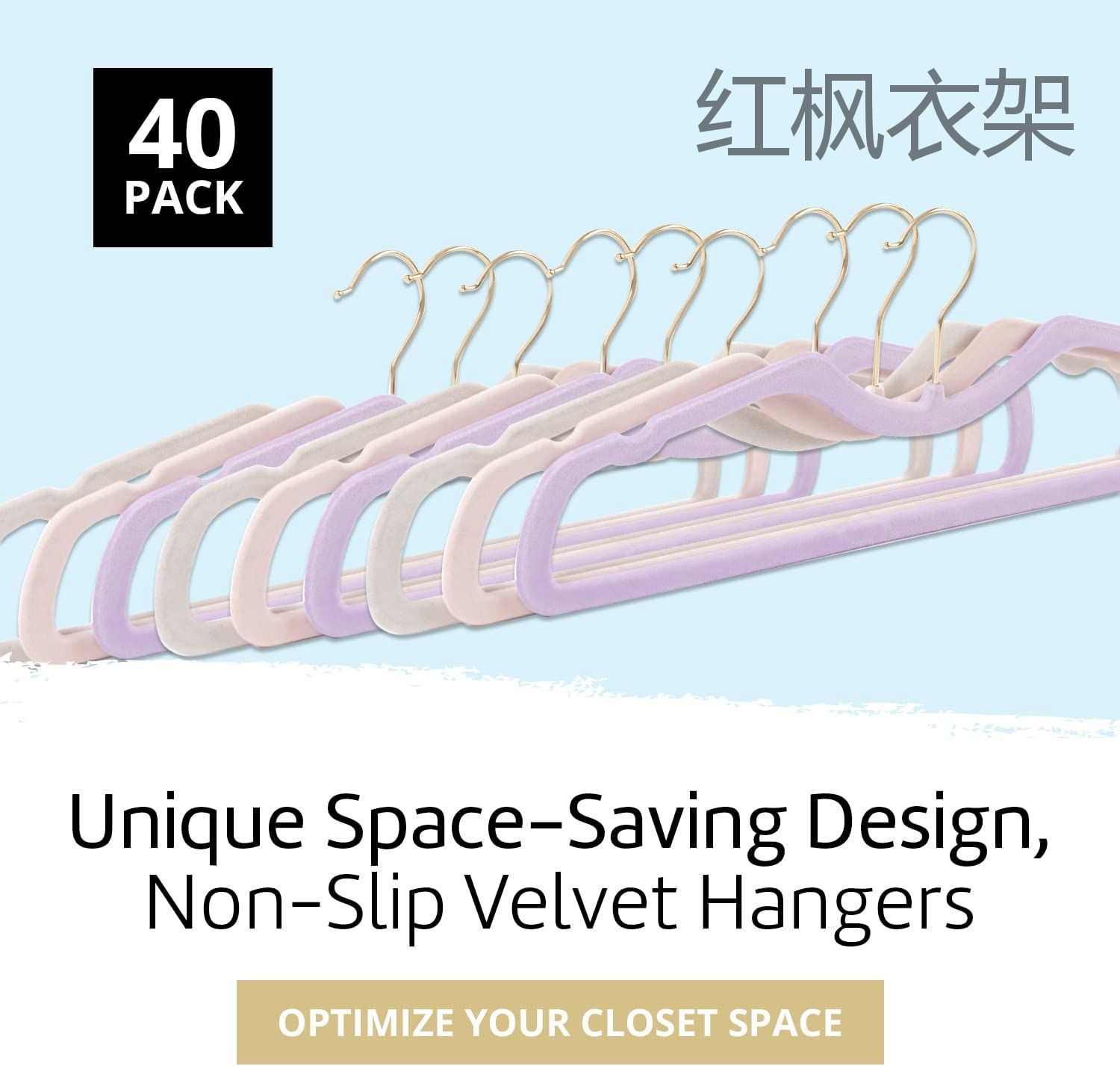 New personalized short-necked hanger that saves vertical space, anti-slip, dry and wet dual-purpose, shorter height, ultra-thin plastic hanger pic 23