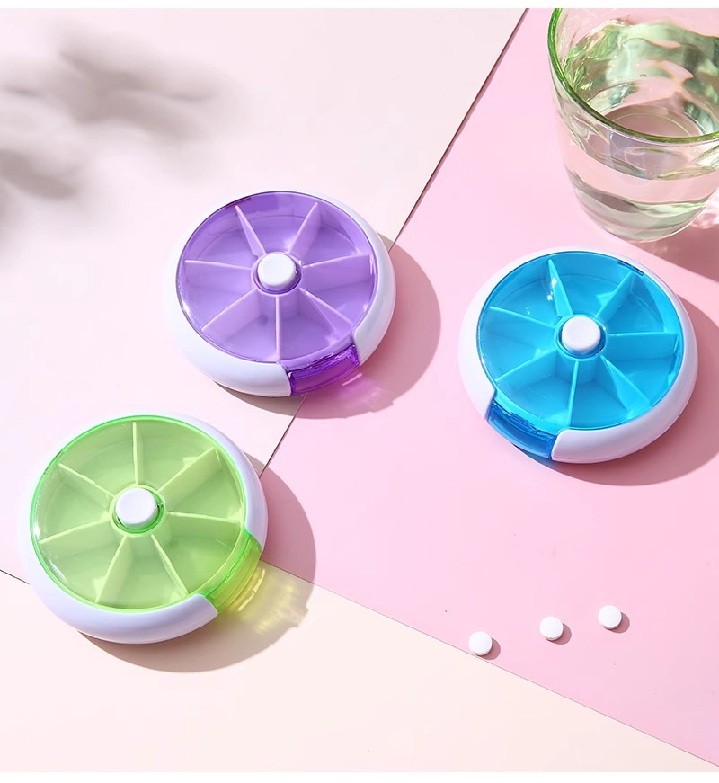 小药盒便携一周分装药盒旅行随身收纳盒切药器迷你药品药丸盒批发详情14