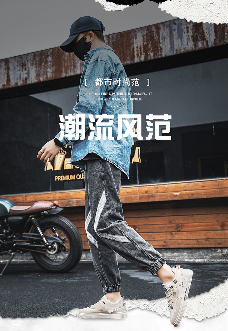 跨境大码男鞋45码男士鞋子加大48码潮流百搭板鞋休闲皮面小白鞋男详情3