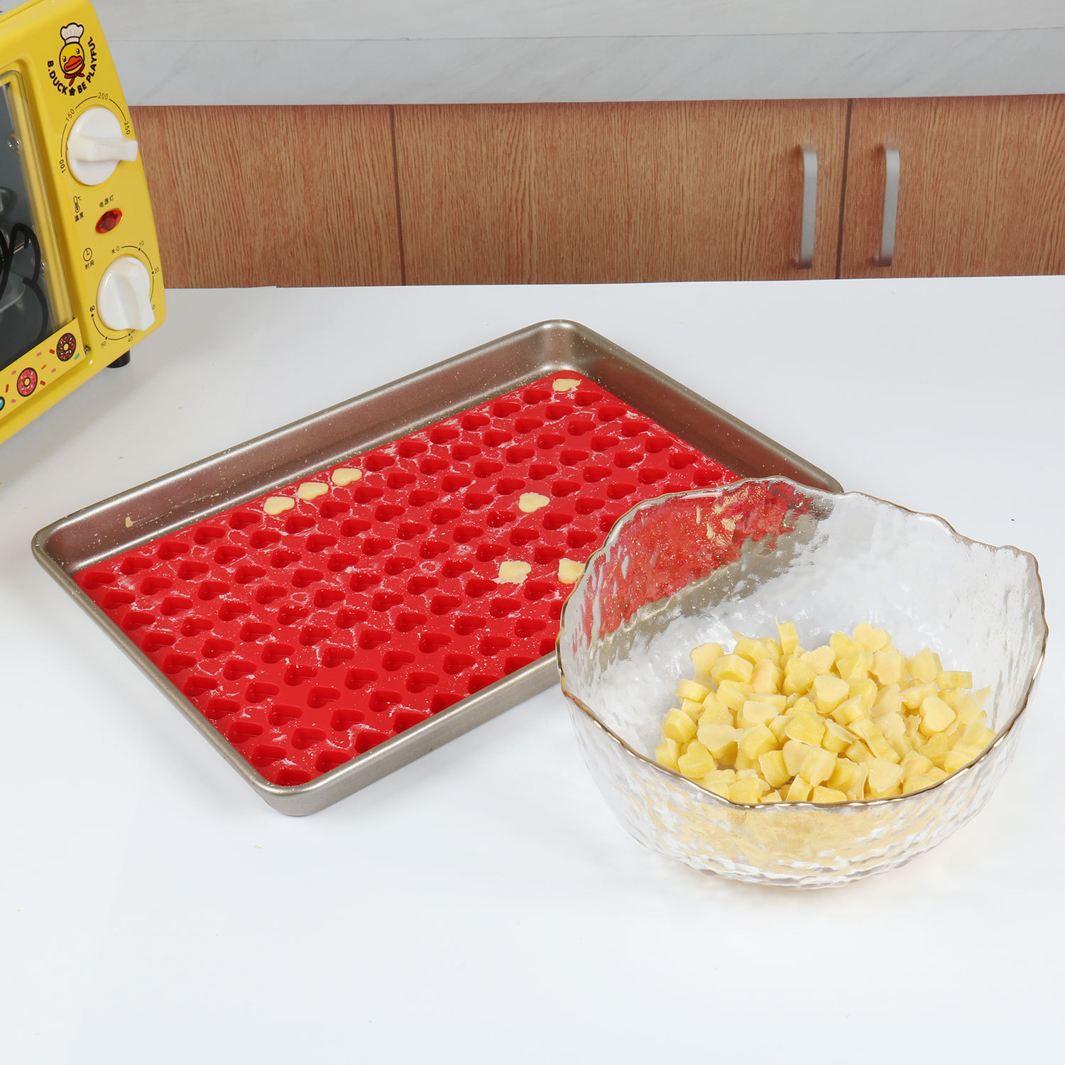 Silicone molds, Christmas candy and chocolate molds, high-temperature resistant freeze-dried dog food cookies, wax block molds pic 26