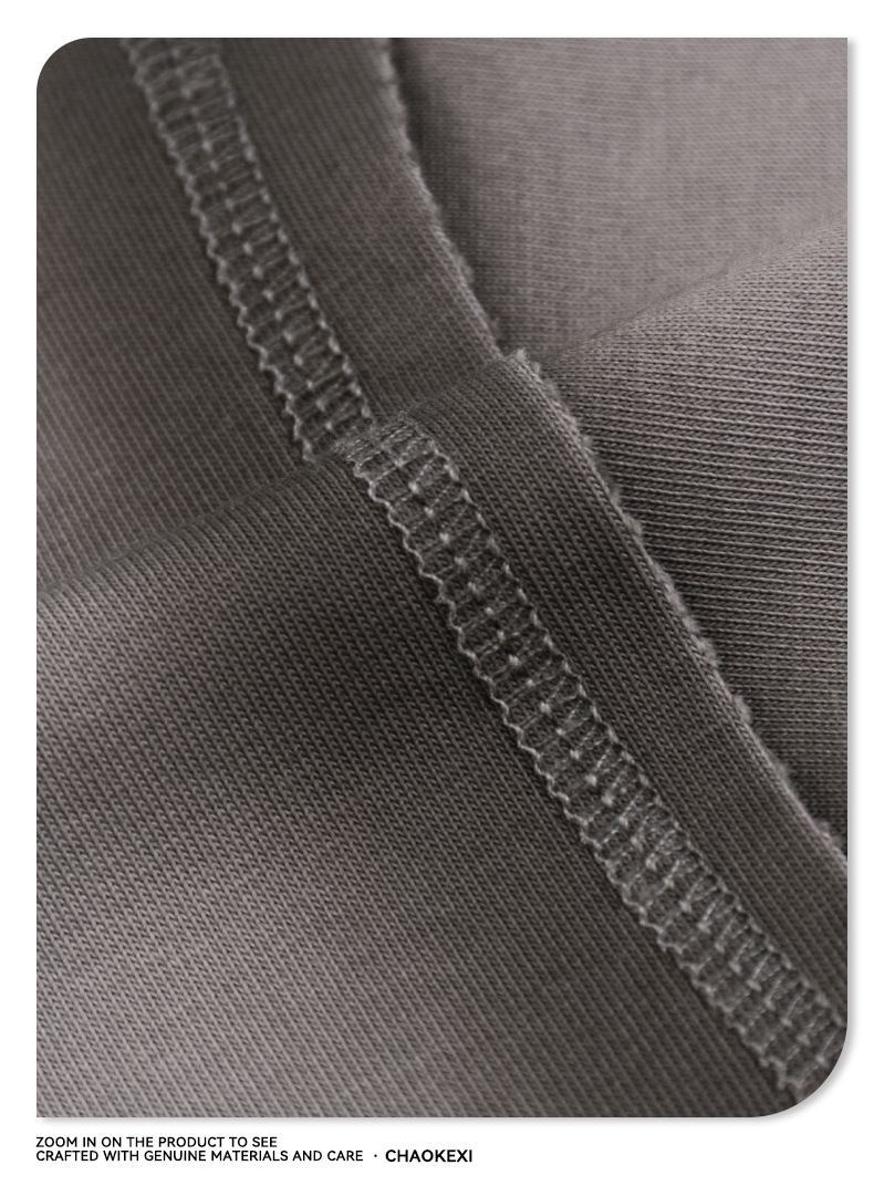 2026新品男装水洗喷绘复古潮牌上衣男女款短袖宽松青少年T恤定制详情14