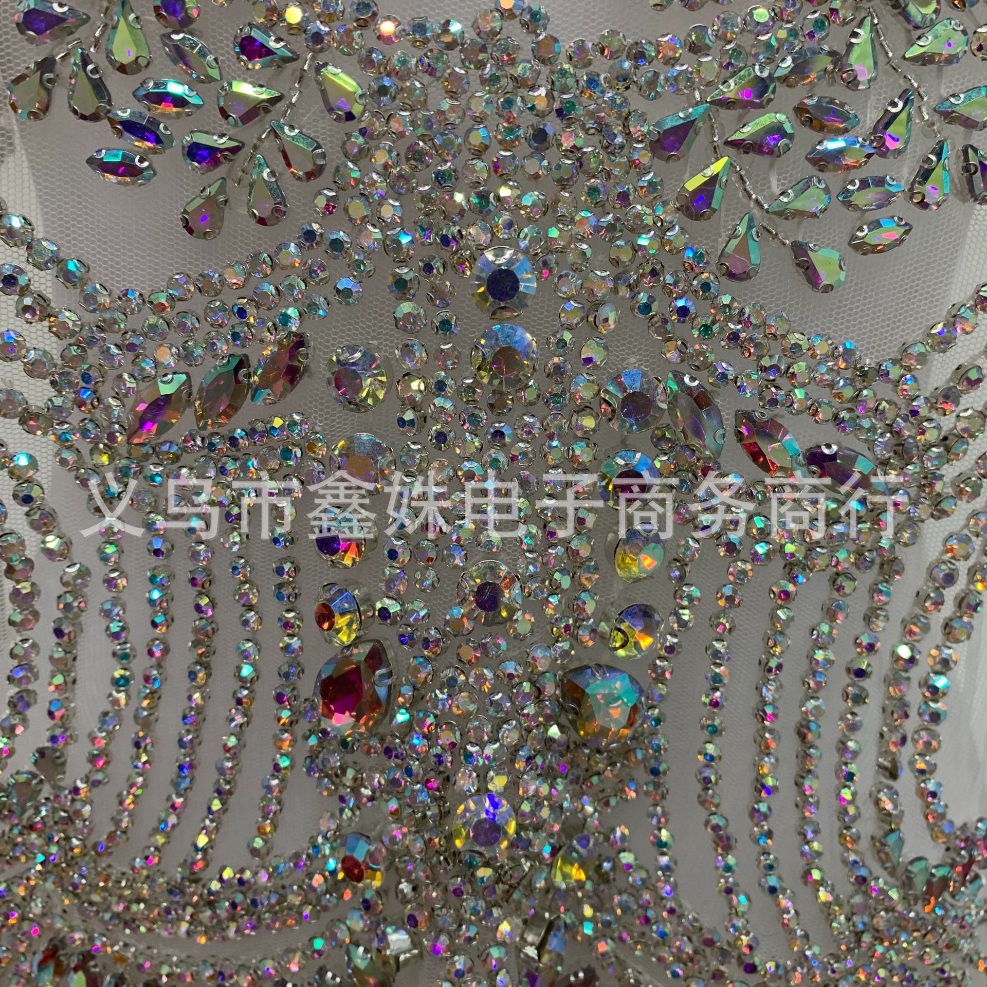 Factory wholesale deep V-neck dresses, wedding gowns, catwalk shows, hosting coming-of-age ceremonies, banquets, dance gowns, heavy stitch beaded fabric pic 14