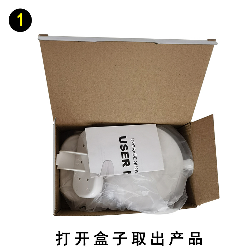 浴室脚蹬吸盘亚马逊热销卫浴洗脚防滑踏板便携脚踏免歪腰淋雨脚垫详情8