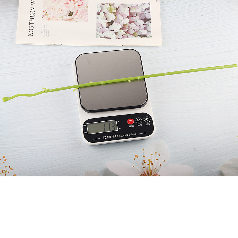 仿真玫瑰花杆配件带叶香皂花花枝玫瑰枝园艺装饰办公文化用仿真植物详情11