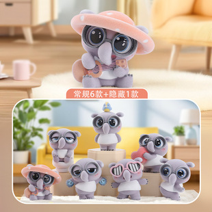 萌物趣多多水晶盲盒卧室装饰办公桌茶几摆件新款批发萌趣礼物详情7