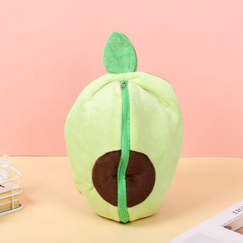 儿童安抚玩偶跨境新品会发光呼吸毛绒玩具牛油果驴趣味可收纳清洗详情1
