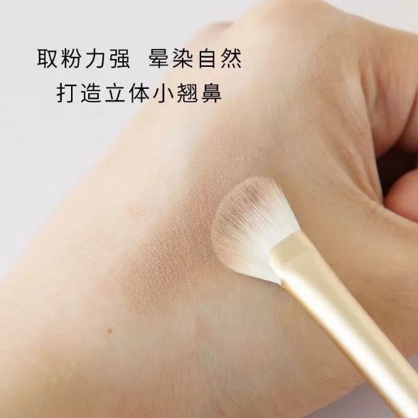 鼻影刷斜角修容高光细节刷化妆晕染刷斜头半边扇形软毛刀锋化妆刷详情2