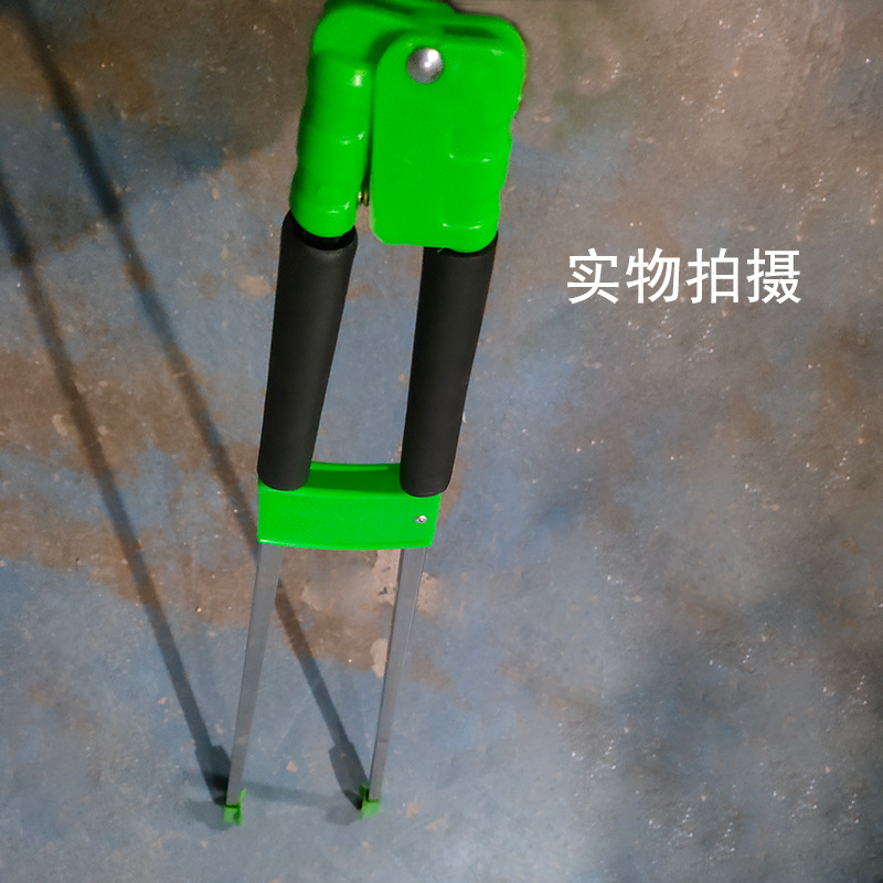 双杆不锈钢垃圾夹拾物器取物夹加长柄夹钳子环卫野外道路卫生清洁详情2