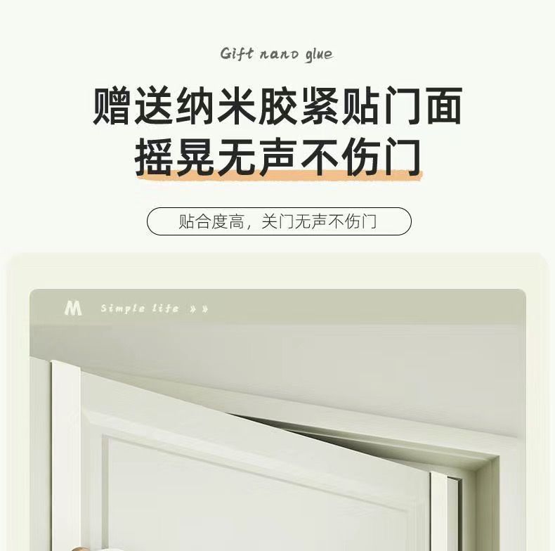 New door rear hook storage clothes hook, bedroom no-drilling wonder, wall-mounted simple style decorative hook pic 6