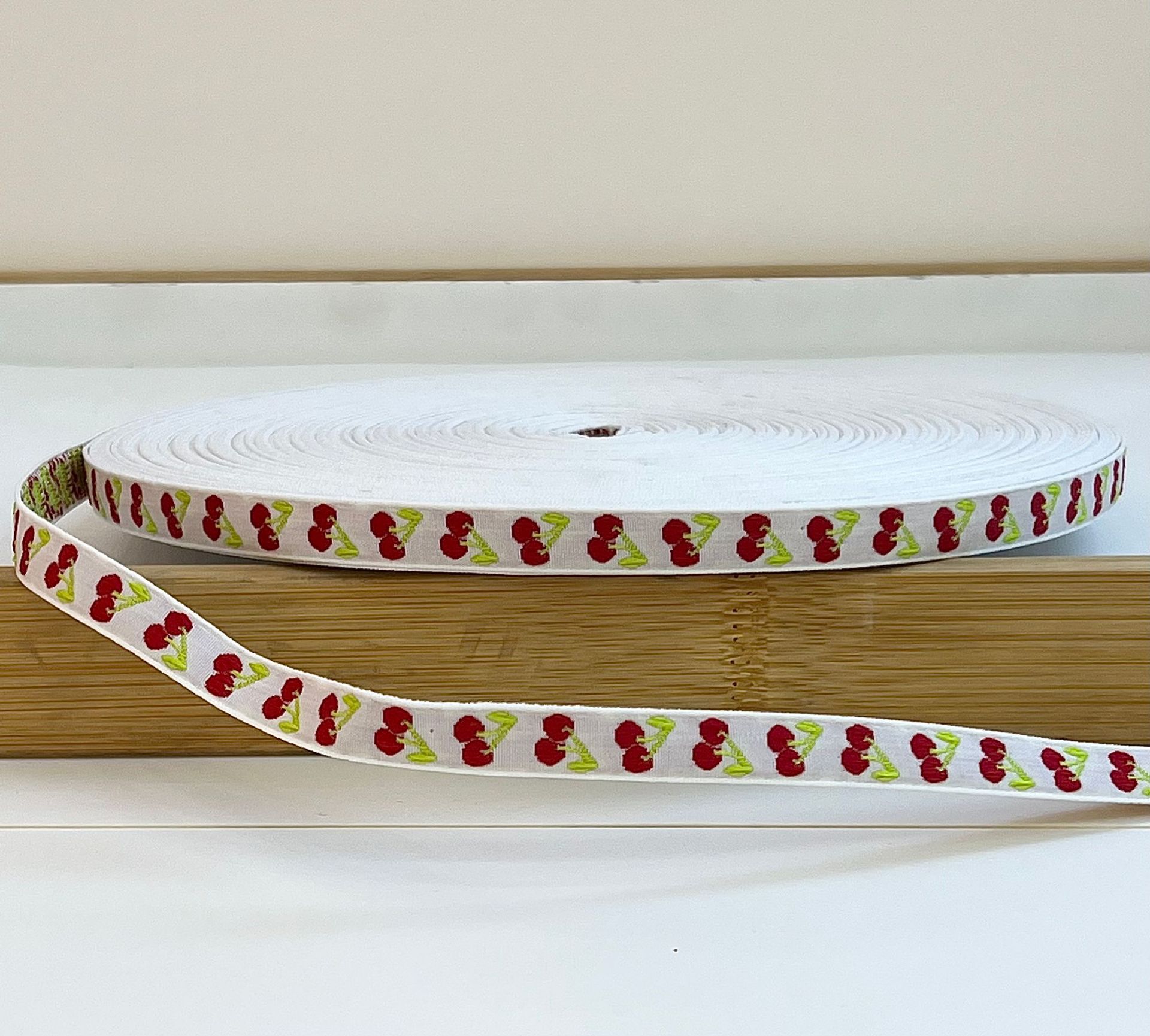 1 cm embroidered jacquard ribbon, hair accessory, headwear, shoe, hat, bag border strap, ethnic woven ribbon, satin ribbon, tie, DIY by hand pic 9