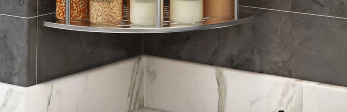 免打孔卫生间置物架浴室厕所洗手间洗漱用品壁挂墙上收纳架详情25