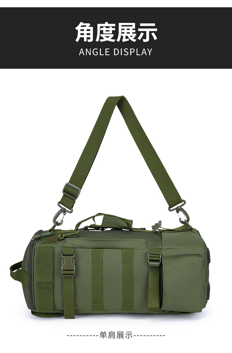 The water-resistant waterway sub-bag is a multi-functional large-capacity dry-wet separation fishing bag that can be attached with fishing gear and backpacks pic 20