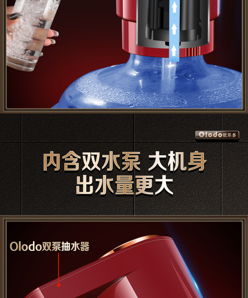 Water pump, electric water dispenser, pure water bucket, water taking wonder, Yibao mineral water, automatic water suction and discharge pic 15