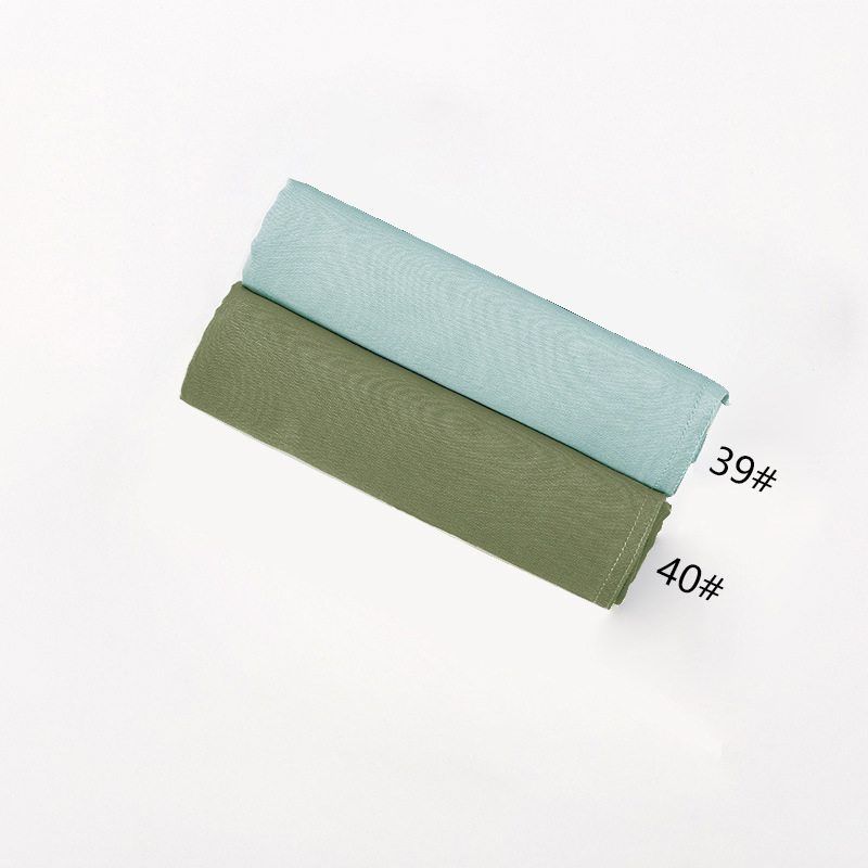 秋季新款纯色热销马来印尼人棉头巾  单色宽边薄款莫代尔透气围巾详情9