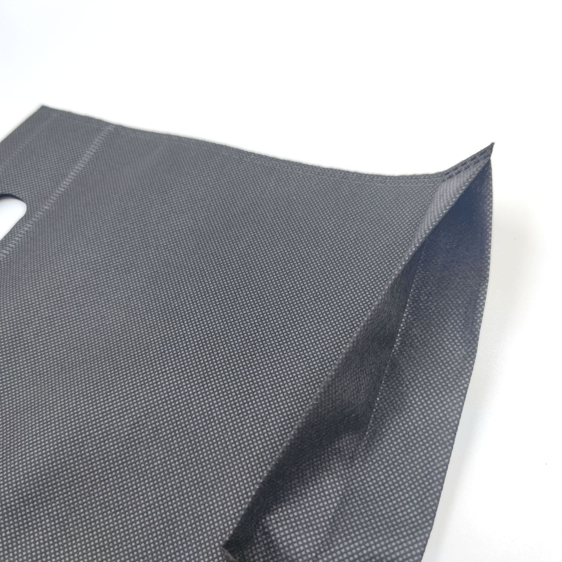 Wholesale of in-stock non-woven fabric bags, three-dimensional laminated eco-friendly handbags, shopping advertising packaging handbags, flat bags pic 11