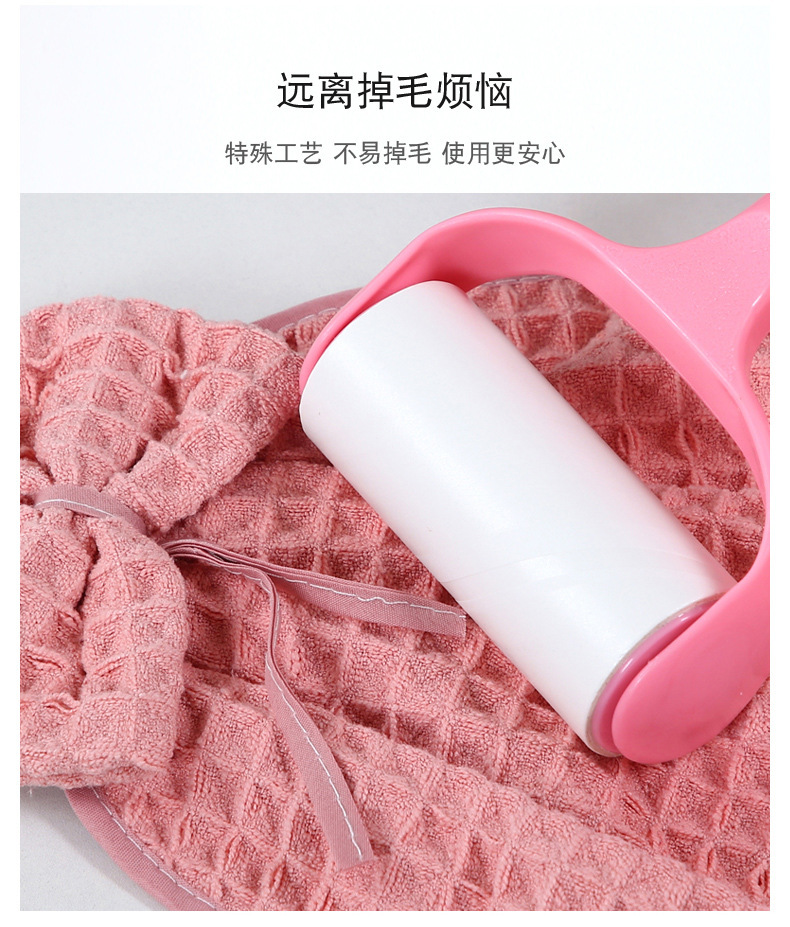 【 Chi Jia 】 400g Waffle Bow Hand towels, bathroom and kitchen hanging towels, rags, hand towels wholesale pic 6