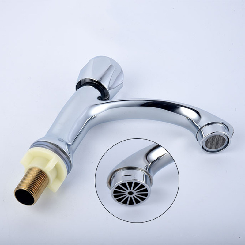 Engineering single-cooling faucet, washbasin under-counter basin, countertop washbasin faucet, building materials washbasin, single-cooling washbasin faucet pic 5