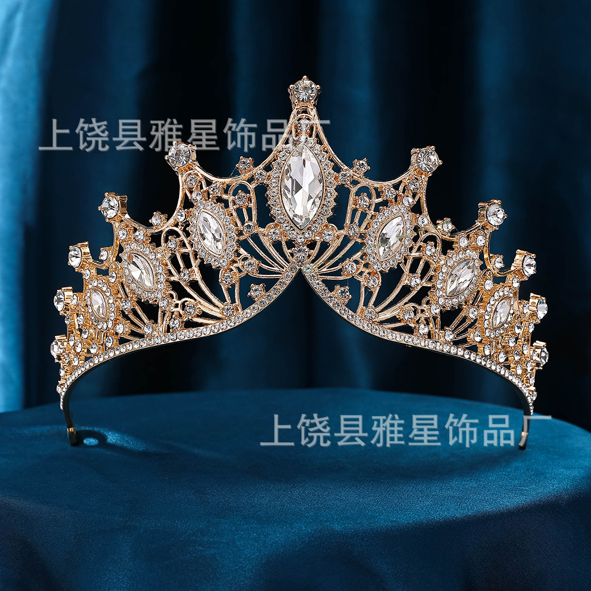 儿童王冠生日发箍女童水晶发饰礼物优雅公主头饰装扮发饰发箍皇冠详情14