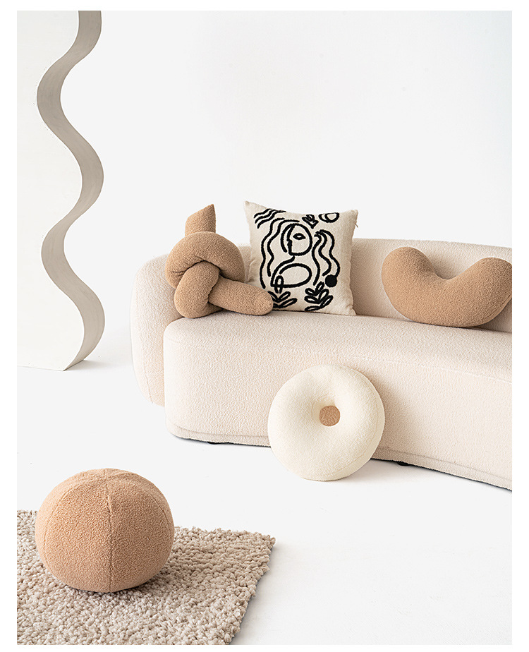 The quirky and irregular-shaped teddy plush pillow, the cream Ins-style decoration of the homestay, and the high-end sofa cushion waist are selling well on Amazon pic 10