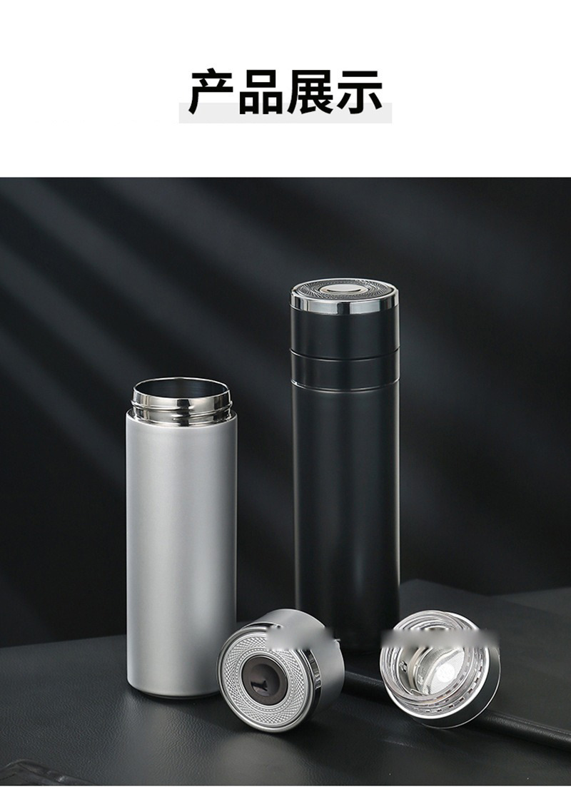 车载速开杯316不锈钢保温茶水分离杯密封男士户外 一键开盖泡茶杯详情14