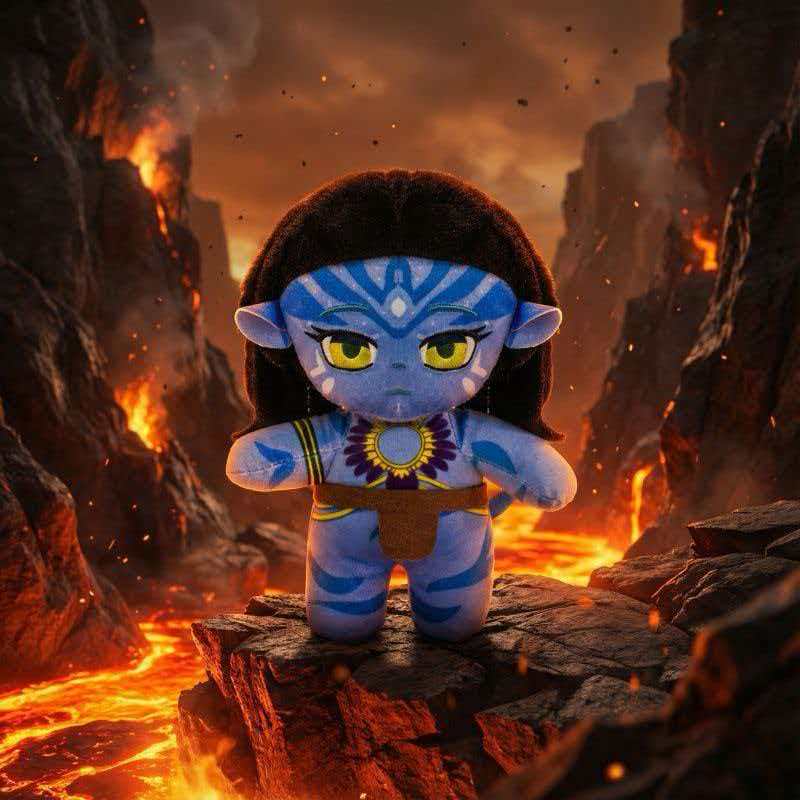 阿凡达毛绒公仔跨境潮玩盲盒手办摆件玩具周边长发玩偶模型装饰详情2