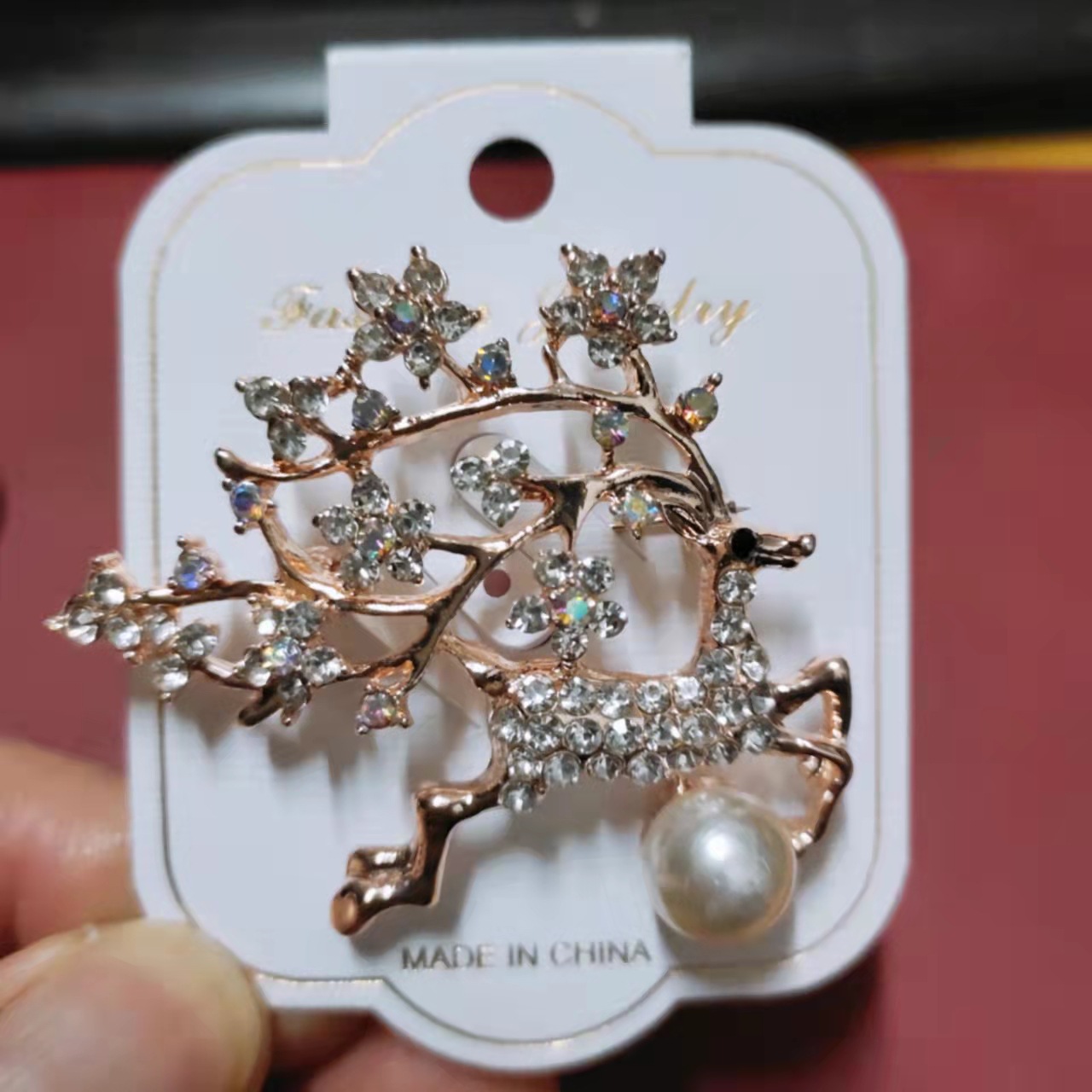 Brooch, high-end, niche silk scarf buckle, alloy Korean version diamond-encrusted coat, pearl brooch, clothing accessory, brooch, wholesale accessories pic 22