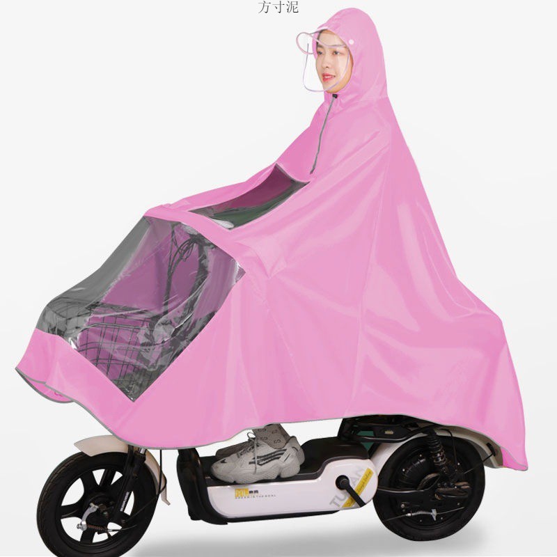 雨披新款防暴雨雨衣摩托车电瓶车单人双人雨衣加大加厚加长版雨衣详情10