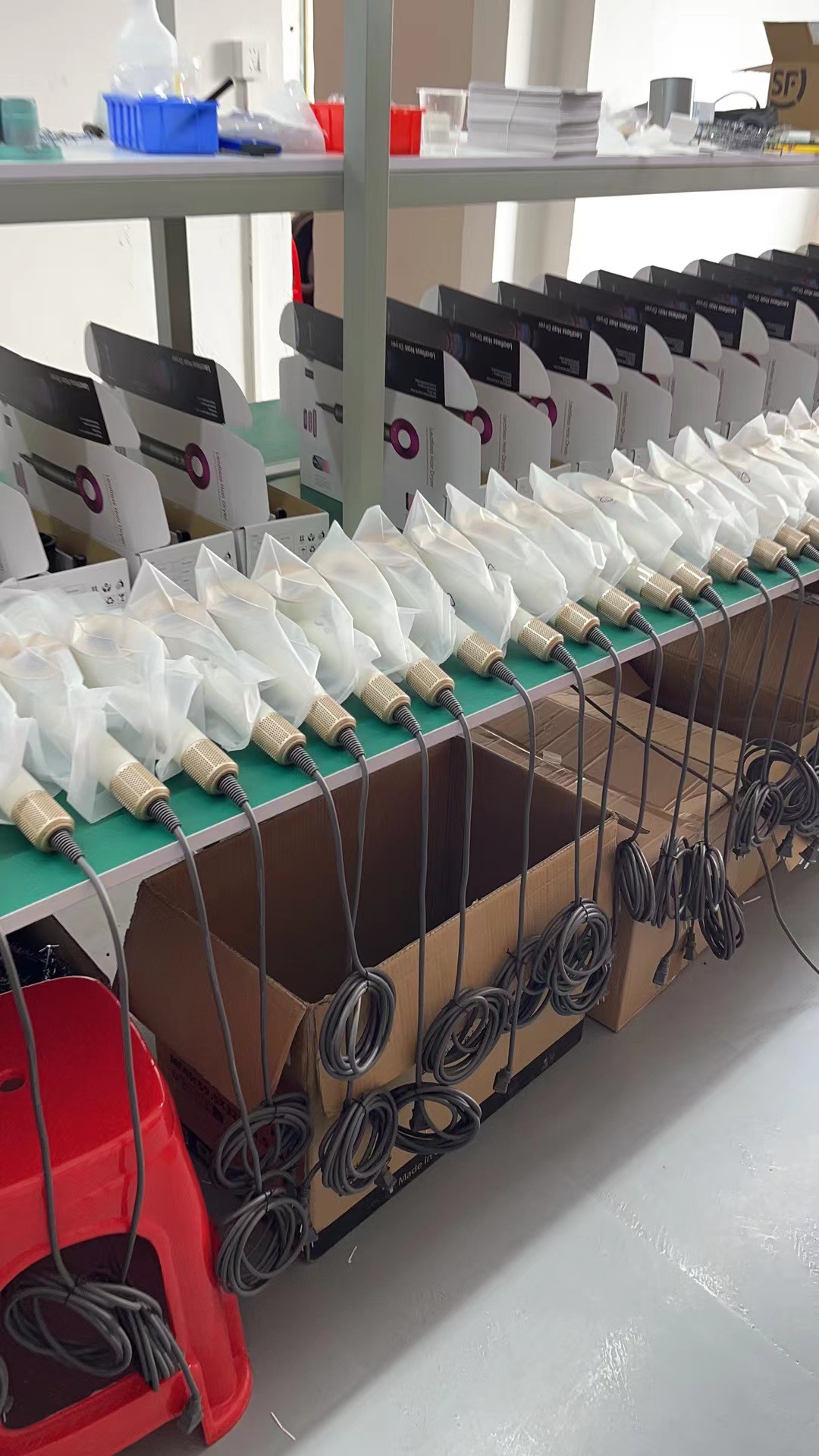 Kuaishou Xiaohongshu high-speed hair dryer, household high-power negative ion bladeless hollow air blower for hair salons pic 3